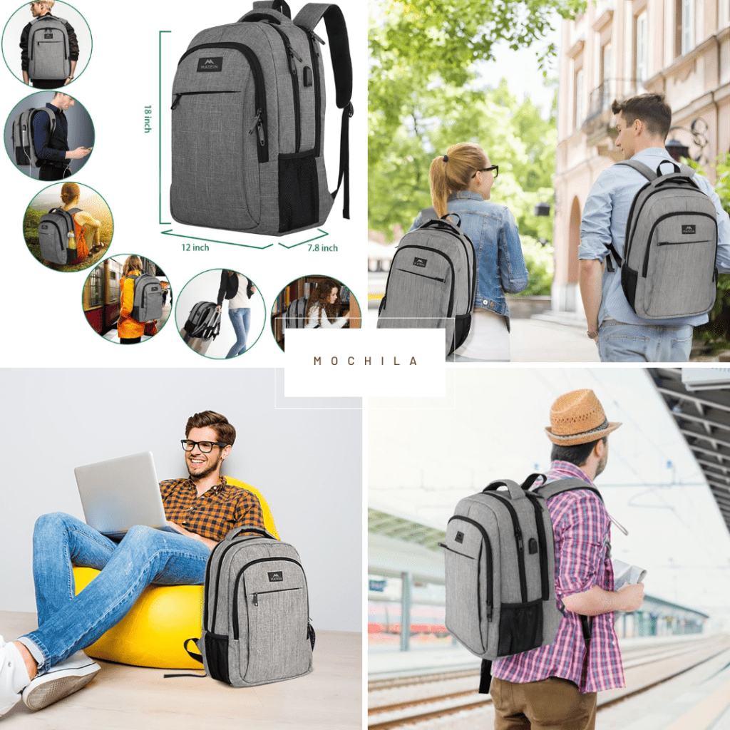 mochila multiuso regalo para hombres universitarios o viajeros