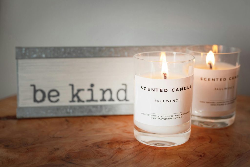 Cuidado de velas aromaticas