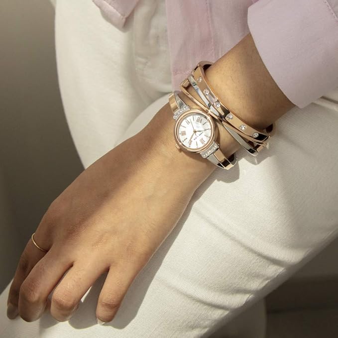 set reloj y pulseras anne klein regalos para mujeres elegantes