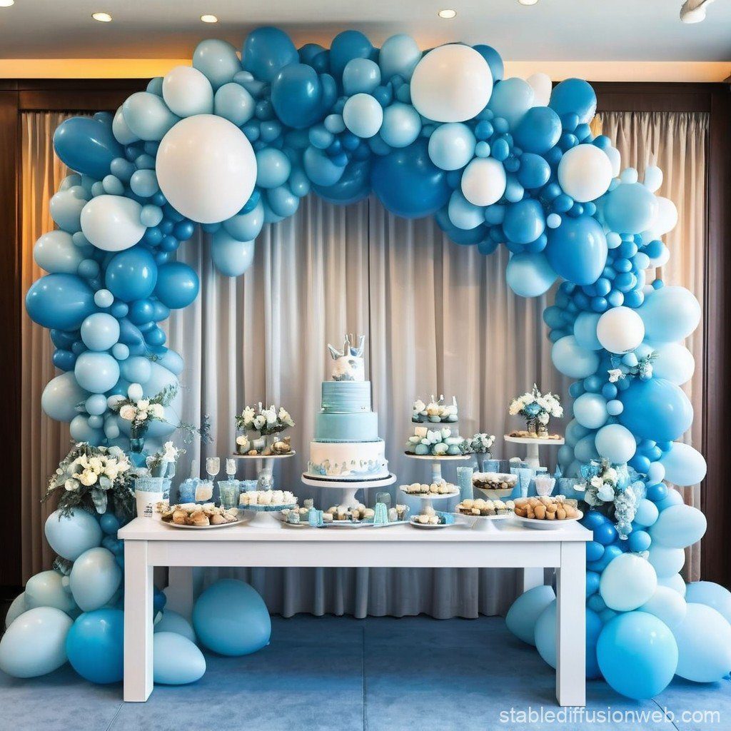 Decoracion baby shower niño