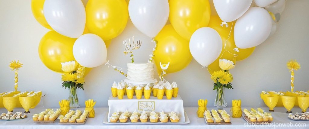 Decoracion baby shower niño