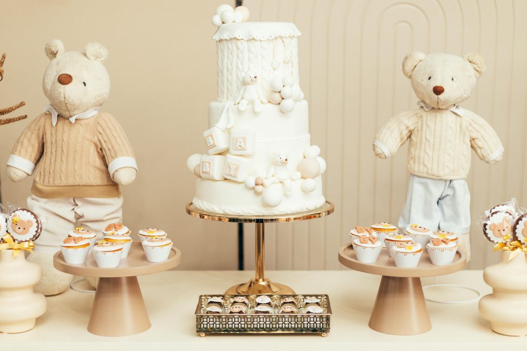 centro de mesa baby shower