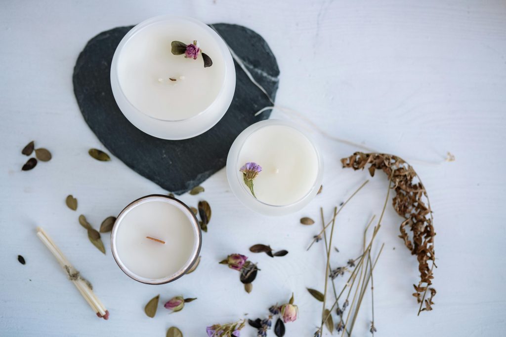 velas de lavanda