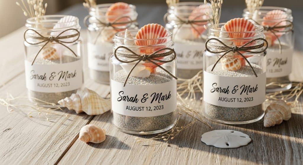 Bodas en la playa souvenir