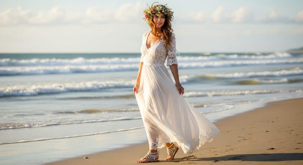 Vestimenta boda playa