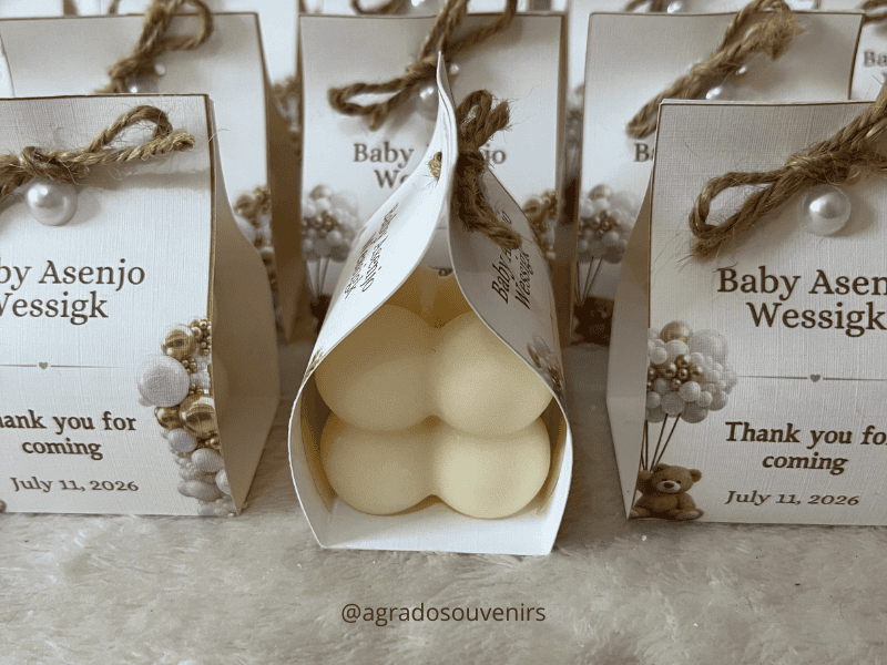 Velas para baby shower